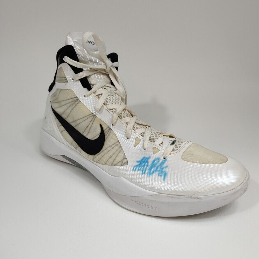 Jeff Ayres Auto/Signed Indiana Pacers Right Foot Basketball Nike Shoe Autograph